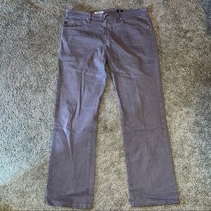Adriano Goldschmied The Protege Straight Leg Pant Gray USA Made Mens Size 34x34